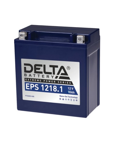 Delta EPS 1218.1. Аккумулятор герметичный свинцово-кислотный стартерный. Delta в Ангарске