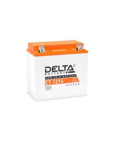 Delta CT 1214. Аккумулятор герметичный свинцово-кислотный стартерный. Delta в Ангарске