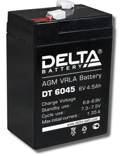 Delta DT 6045. Аккумулятор герметичный свинцово-кислотный. Delta в Ангарске