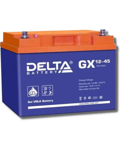 Delta GX 12-45. Аккумулятор герметичный свинцово-кислотный. Delta в Ангарске