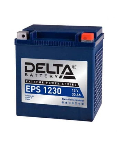 Delta EPS 1230. Аккумулятор герметичный свинцово-кислотный стартерный. Delta в Ангарске
