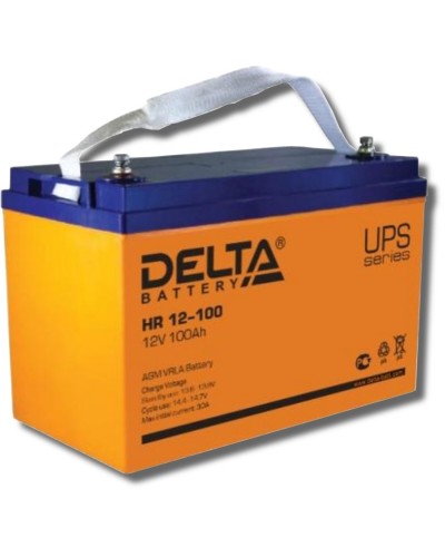 Delta HR 12-100. Аккумулятор герметичный свинцово-кислотный. Delta в Ангарске