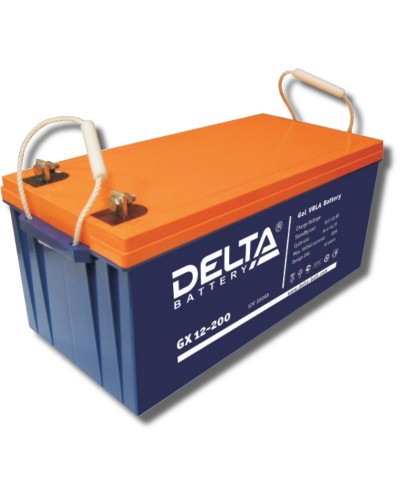 Delta GX 12-200. Аккумулятор герметичный свинцово-кислотный. Delta в Ангарске