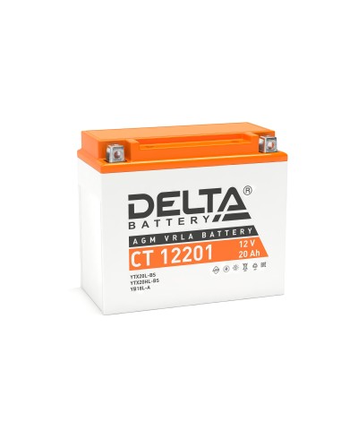 Delta CT 1220.1. Аккумулятор герметичный свинцово-кислотный стартерный. Delta в Ангарске
