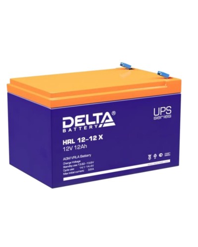Delta HRL 12-12 X. Аккумулятор герметичный свинцово-кислотный. Delta в Ангарске