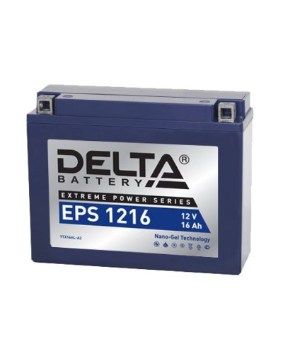 Delta EPS 1216. Аккумулятор герметичный свинцово-кислотный стартерный. Delta в Ангарске