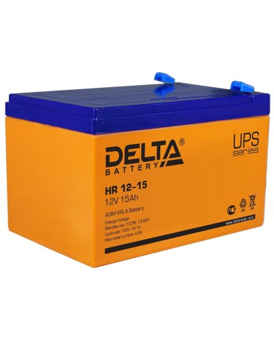 Delta HR 12-15. Аккумулятор герметичный свинцово-кислотный. Delta в Ангарске