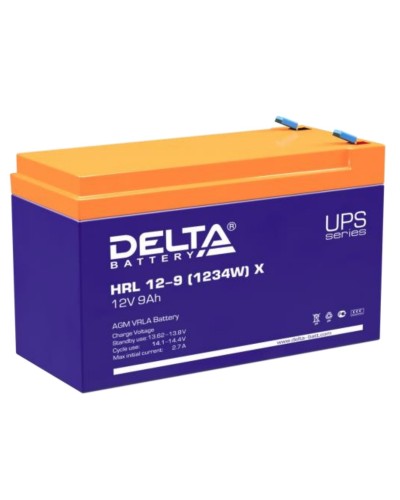 Delta HRL 12-9 X (1234W). Аккумулятор герметичный свинцово-кислотный. Delta в Ангарске