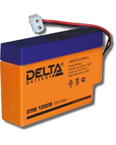Delta DTM 12008. Аккумулятор герметичный свинцово-кислотный. Delta в Ангарске