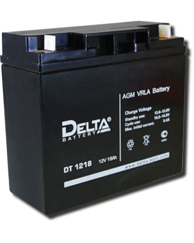 Delta DT 1218. Аккумулятор герметичный свинцово-кислотный. Delta в Ангарске