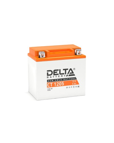 Delta CT 1205. Аккумулятор герметичный свинцово-кислотный стартерный. Delta в Ангарске