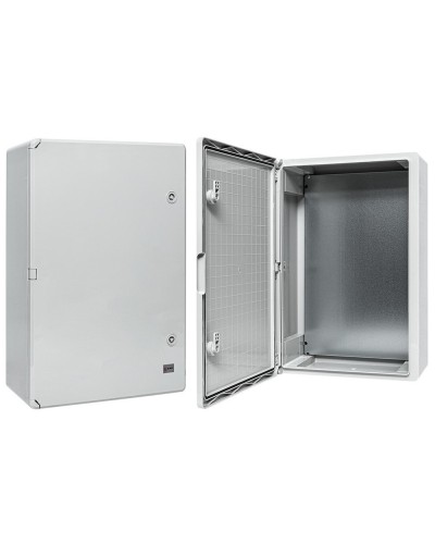 Бокс пластиковый с монтажной платой 600х400х200 IP65 PROxima (PB65MP008). Бокс пластиковый антивандальный. EKF в Ангарске