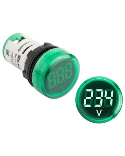 ED16-22VD (ed16-22vd-g). Индикатор значения напряжения зеленый. EKF в Ангарске