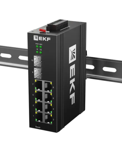 TSX-ML2-2GX/SFP-8GTP. Промышленный управляемый коммутатор. EKF в Ангарске