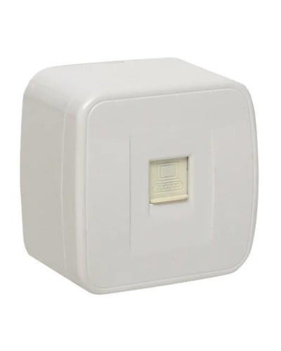 Минск Розетка RJ-45 1-местная ОП 1А (EGK01-035-10). Розетка RJ-45 1-местная ОП 1А. EKF в Ангарске