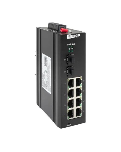 TSX-ML2-2GX/SFP-8GT. Промышленный управляемый коммутатор. EKF в Ангарске