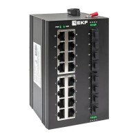 TSX-U-8GX/SFP-16GT. Промышленный неуправляемый коммутатор. EKF