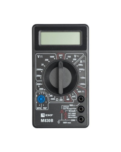 Мультиметр цифровой M830B Master (In-180701-bm830B). Мультиметр цифровой. EKF в Ангарске