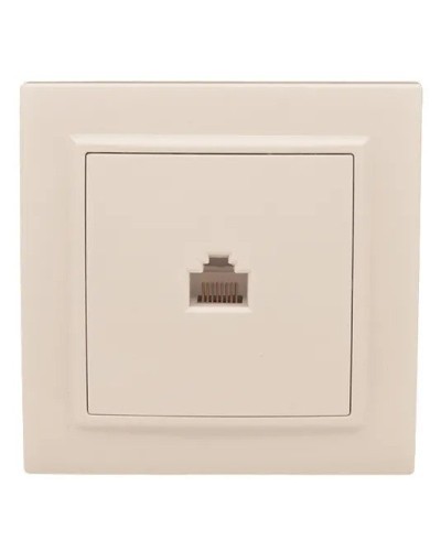 Минск Розетка RJ-45 1-мест. СП (ERK01-035-20). Розетка RJ-45 1-мест. СП. EKF в Ангарске