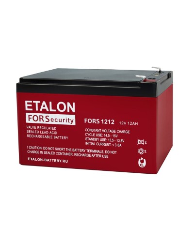 ETALON FORS 1212. Аккумулятор герметичный свинцово-кислотный. ETALON в Ангарске
