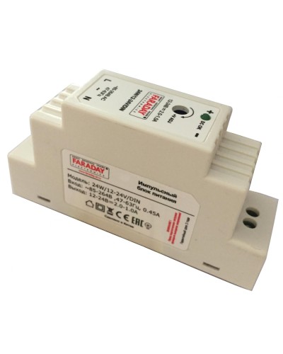 24W/12-24V/DIN. Блок питания. FARADAY в Ангарске