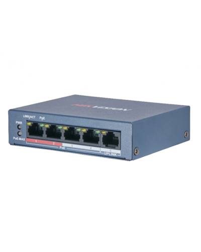 DS-3E0105P-E/M(B). Коммутатор с питанием POE. Hikvision в Ангарске