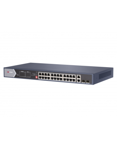 DS-3E0528HP-E. Коммутатор с питанием POE. Hikvision в Ангарске