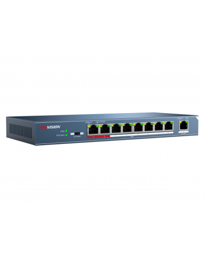 DS-3E0109P-E/M(B). Коммутатор с питанием POE. Hikvision в Ангарске