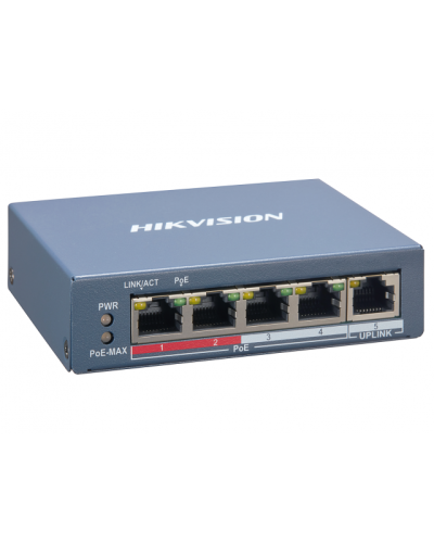 DS-3E1105P-EI. Коммутатор с POE. Hikvision в Ангарске