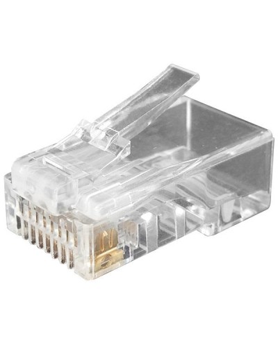 PLUG-8P8C-U-C6-100 (100 шт). Разъем RJ-45. Hyperline в Ангарске