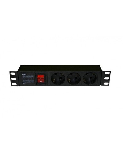 SHE10-3SH-S-IEC. Блок розеток 10. Hyperline в Ангарске