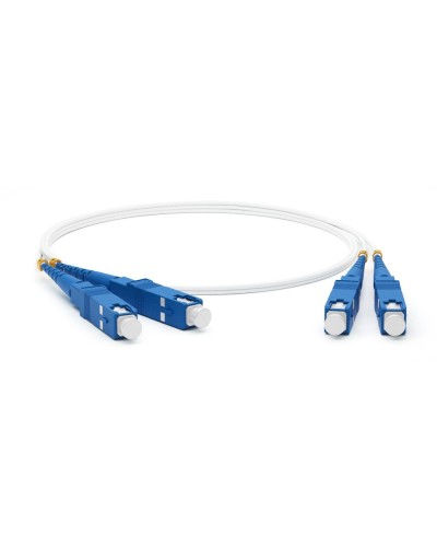 FC-D2-9A1-SC/UR-SC/UR-H-1M-LSZH-WH. Патч-корд волоконно-оптический SC-SC. Hyperline в Ангарске
