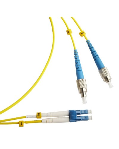 FC-D2-9-FC/UR-LC/UR-H-1M-LSZH-YL. Патч-корд волоконно-оптический FC/UPC-LC/UPC. Hyperline в Ангарске