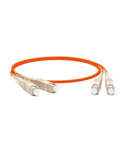 FC-D2-50-SC/PR-SC/PR-H-1M-LSZH-OR. Патч-корд волоконно-оптический SC-SC. Hyperline в Ангарске