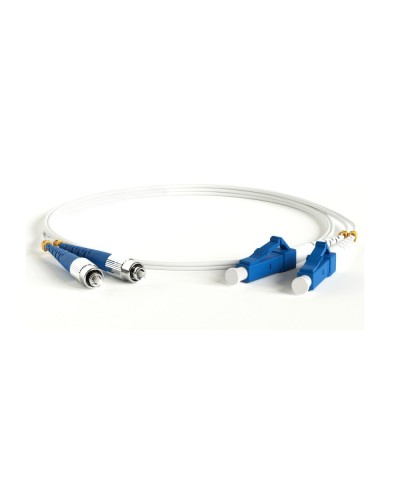 FC-D2-9A1-FC/UR-LC/UR-H-1M-LSZH-WH. Патч-корд волоконно-оптический FC-LC. Hyperline в Ангарске
