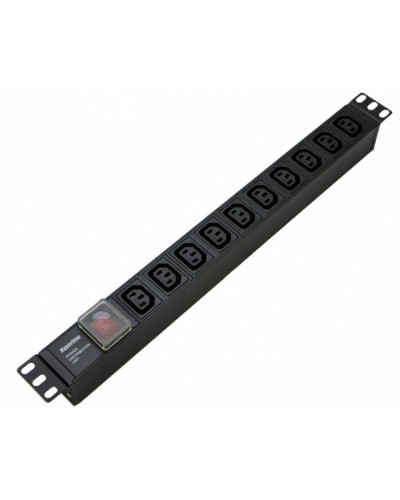 SHE19-10IEC-S-IEC. Блок розеток 19. Hyperline в Ангарске