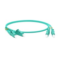 FC-D2-503-LC/PR-LC/PR-H-1M-LSZH-AQ. Патч-корд волоконно-оптический многомодовый. Hyperline