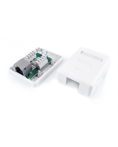SB1-1-8P8C-C6-SH-WH. Розетка RJ-45. Hyperline в Ангарске