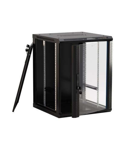 TWB-0445-GP-RAL9004. Шкаф телекоммуникационный 19 настенный 4U. Hyperline в Ангарске