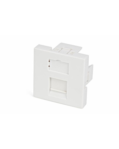 SIP2-1K-M45-45. Вставка 45х45 для 1 модуля формата Keystone Jack, со шторкой. Hyperline в Ангарске