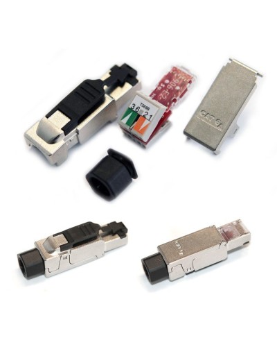 PLUF-8P8C-S-C6-SH. Разъем RJ-45. Hyperline в Ангарске