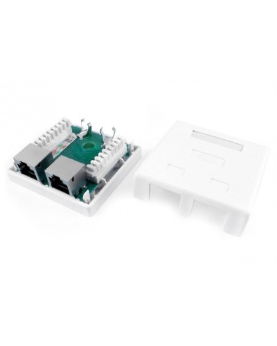 SB1-2-8P8C-C6-SH-WH. Розетка RJ-45. Hyperline в Ангарске