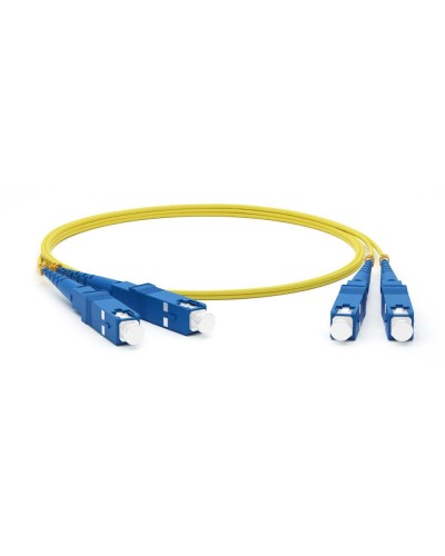 FC-D2-9-SC/UR-SC/UR-H-15M-LSZH-YL. Патч-корд волоконно-оптический. Hyperline в Ангарске