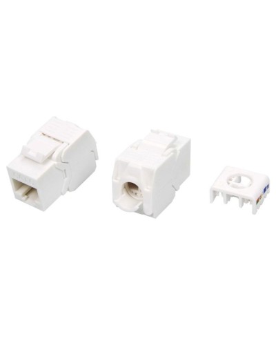 KJ8-8P8C-C6-180-TLS-WH. Вставка Keystone Jack RJ-45. Hyperline в Ангарске