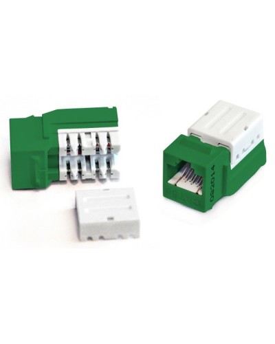 KJNE-8P8C-C5e-90-GN. Вставка Keystone Jack RJ-45. Hyperline в Ангарске