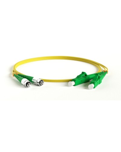 FC-D2-9-FC/AR-LC/AR-H-1M-LSZH-YL. Патч-корд волоконно-оптический FC-LC. Hyperline в Ангарске