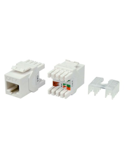 KJ8-8P8C-C6-180-WH. Вставка Keystone Jack RJ-45. Hyperline в Ангарске
