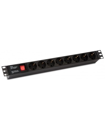 SHE19-8SH-S-IEC. Блок розеток 19. Hyperline в Ангарске