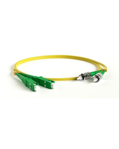 FC-D2-9-SC/AR-ST/AR-H-1M-LSZH-YL. Патч-корд волоконно-оптический ST-SC. Hyperline в Ангарске