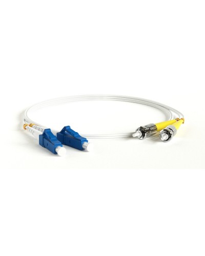 FC-D2-9A1-LC/UR-ST/UR-H-1M-LSZH-WH. Патч-корд волоконно-оптический ST-LC. Hyperline в Ангарске
